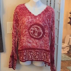 Cute Batik Sun/Moon Top